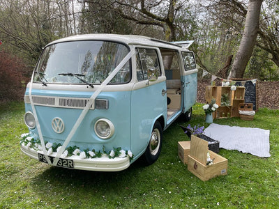 T2 VW Campervan Wedding Hire - Bluebell