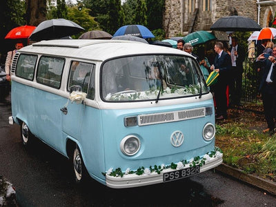 T2 VW Campervan Wedding Hire - Bluebell